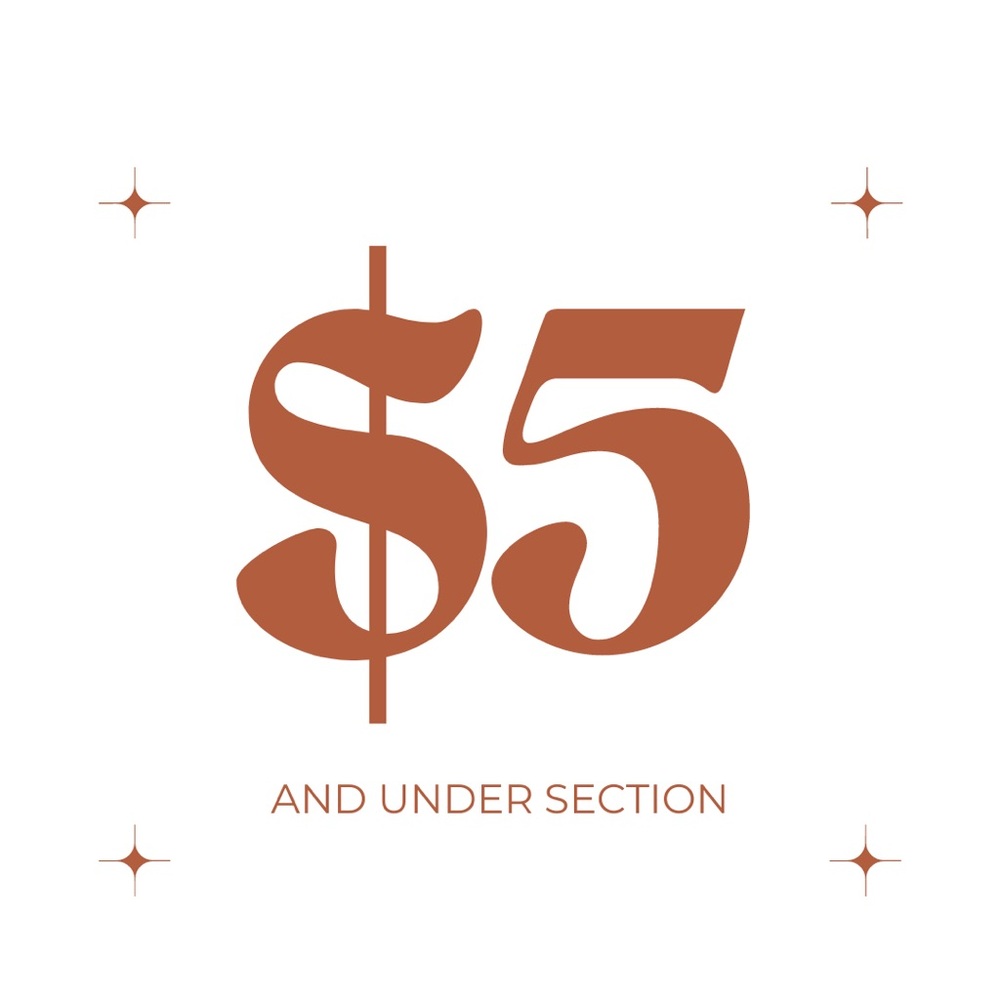 $5 and Under
